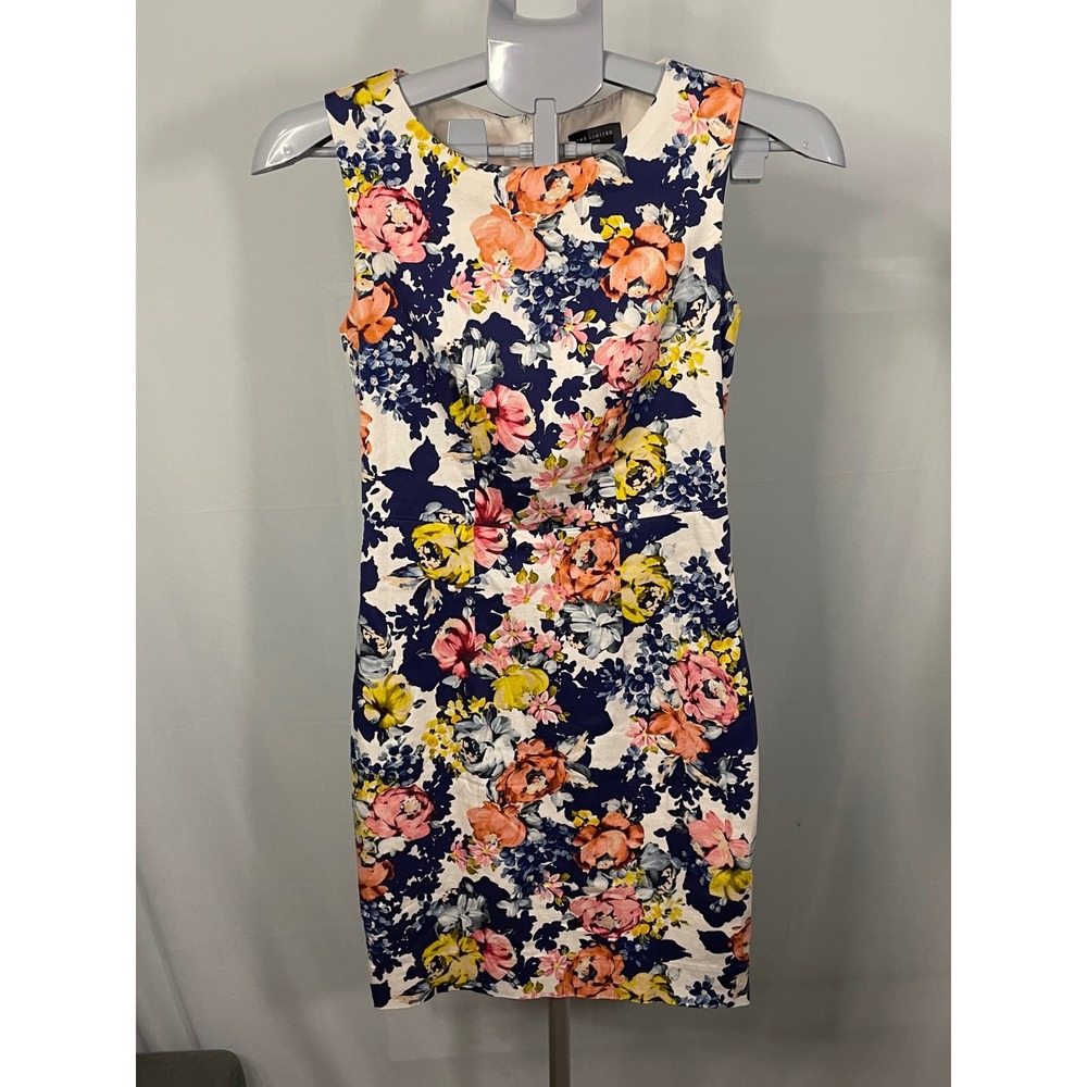 The Limited‎ Petite Floral Dress Sleeveless Sheath Party Cocktail Career